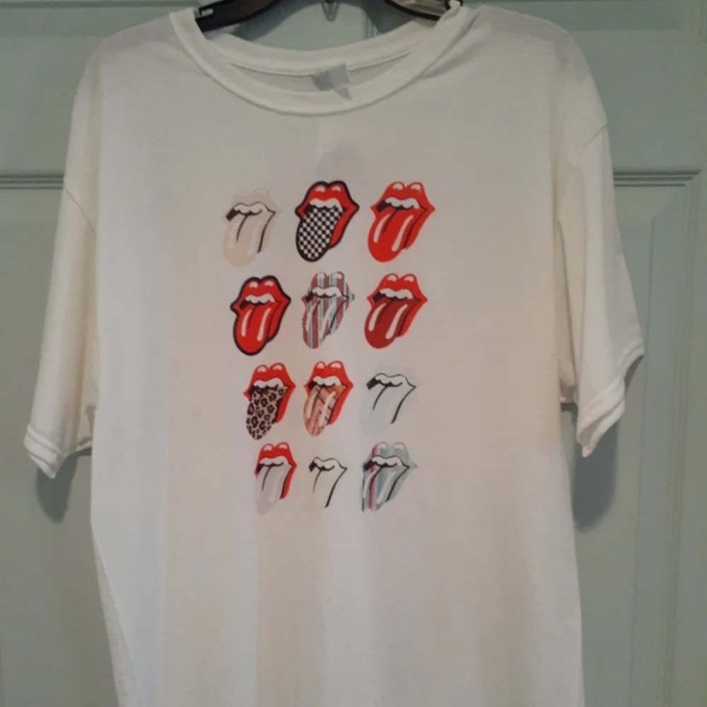 Rolling Stones White Tee